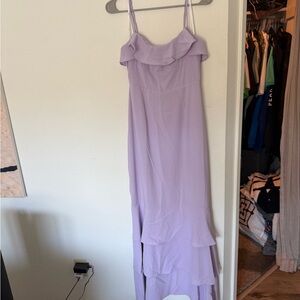 Lulu's Lavender High Low Dress